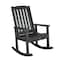 Highwood Usa Lehigh Rocking Chair Outdoor Furniture for Patio, Backyard, Garden AD-RKCH1-BKE - alternate 1
